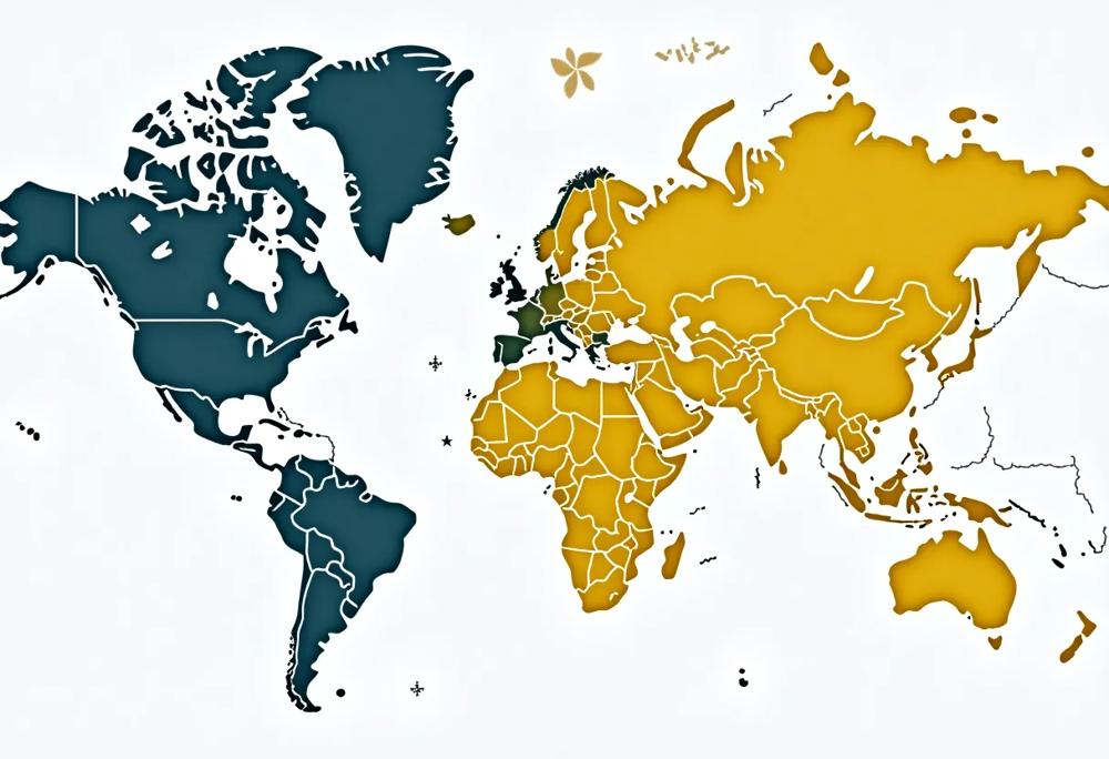 world map