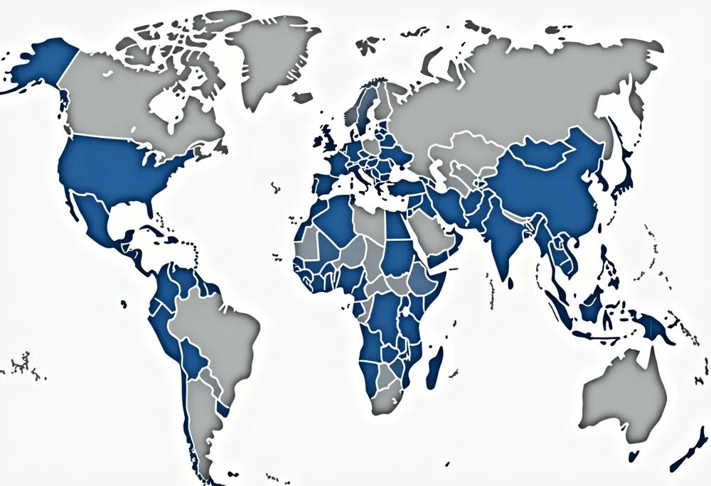 world map